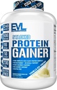 Evlution Nutrition Stacked Protein Gainer, 50 Grammi Whey Protein Powder Complex, 251 Grams Carboidrati, Costruisci muscolo, Recupero, Post Workout, Gluten-Free (Vanilla Ice Cream, 6 LB)