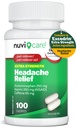 Rilievo di mal di testa con Acetaminophen 250 mg, Aspirina (NSAID) 250 mg, Caffeina 65 mg - Rilievo temporaneo di dolori e dolori minori - Confronta con Excedren Extra Strength Pain Reliever (100 Caplets)
