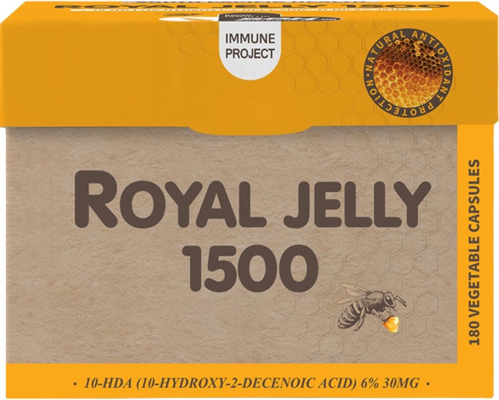 SPH 100% puro Royal Jelly 1500 (10-HDA 6% 30mg) 180 capsule (1)