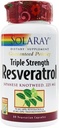 Solaray Triple Strength Resveratrolo - 225 mg - 60 capsule vegetariane