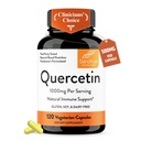 Sandhu's Quercetin Capsule Vegetariani Supplementi 120 Conte (Pack of 1) | Bioflavonoidi per il supporto immunitario e la salute respiratoria, supporto all'allergia stagionale | Quercitin per uomini e donne