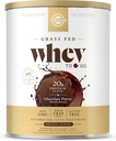 Solgar Grass Fed Whey to Go, Chocolate - 2.3 lb - Grass-Fed Whey Protein Powder - rBGH Free, Non-OGM, Gluten Free - 36 Servings