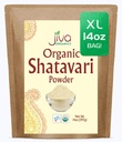 Jiva Organic Shatavari Organico Polvere 14 Ounce Bulk Bag - Asparagus racemosus - Pure Ayurvedic Herb