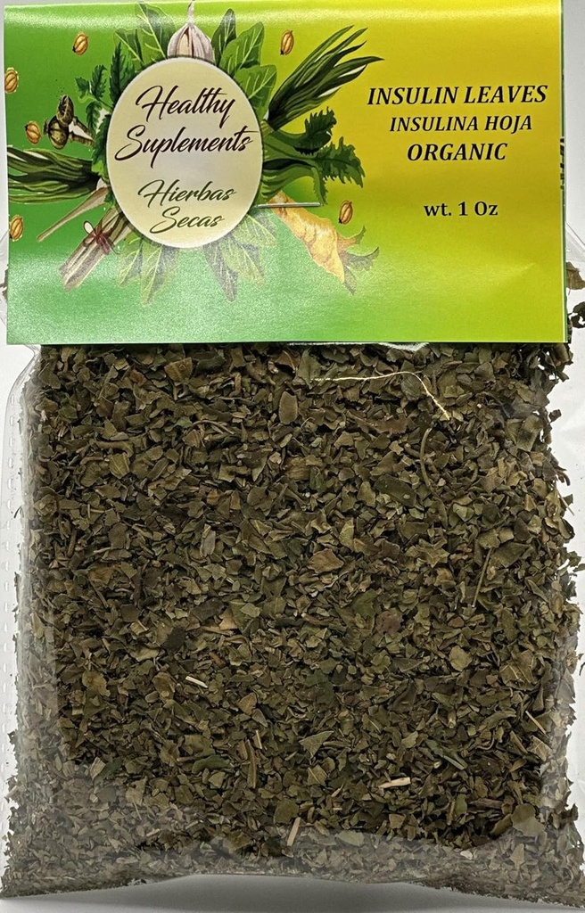 Insulina Hoja Organica 1 onz + 1 Extra Bag Isola foglie organiche 1 onz