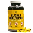 On Target Living Alaskan Cod Liver Oil 120 Soft Gel | Line Caught in the USA | Naturally Occurring Vitamin D | Rich in Omega 3 DHA/EPA