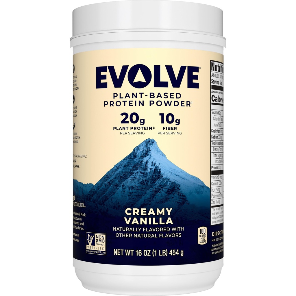 Evolve Protein Powder, Vaniglia Ideale, 20g Protein, 1 Pound