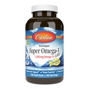 Carlson - Super Omega-3 Gems, 1200 mg Omega-3s, supporto cardiovascolare, funzione cerebrale & Vision Health, norvegese, 180 gel morbidi