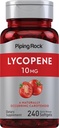 Piping Rock Lycopene 10mg | 240 Softgels | Non OGM, Gluten Free Supplement