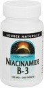 Sorgente Naturals Niacinamide B-3 100mg Supporto metabolico - 250 compresse