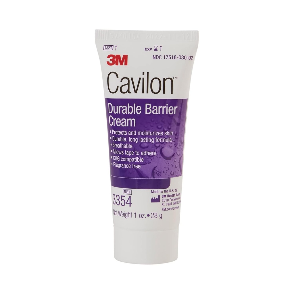 3M Cavilon Crema protettiva della pelle non profumata 1 oz. Tubo 3354 1 Ct