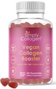 Semplicemente Collagen® Vegan Collagen Booster Gummies for Women & Men - Promuove la pelle giovanile e bella, capelli, unghie e ciglia - Aminoacidi chiave & antiossidanti con biotina, vitamine A, C, & E