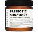 Erbologia Organic Sunchoke Powder 2.1 oz - 30 Serve - 50% Fibra di Inulina Prebiotica - Supporta la Salute del Gut e promuove il Microbiome Diverso - Alimentazione Buon Bacteria - Vegan - Gluten-Free - GMO-Free