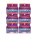 Sominex Nighttime Sleep-Aid Caplets, Forza massima, 16 ea (Pack of 6)