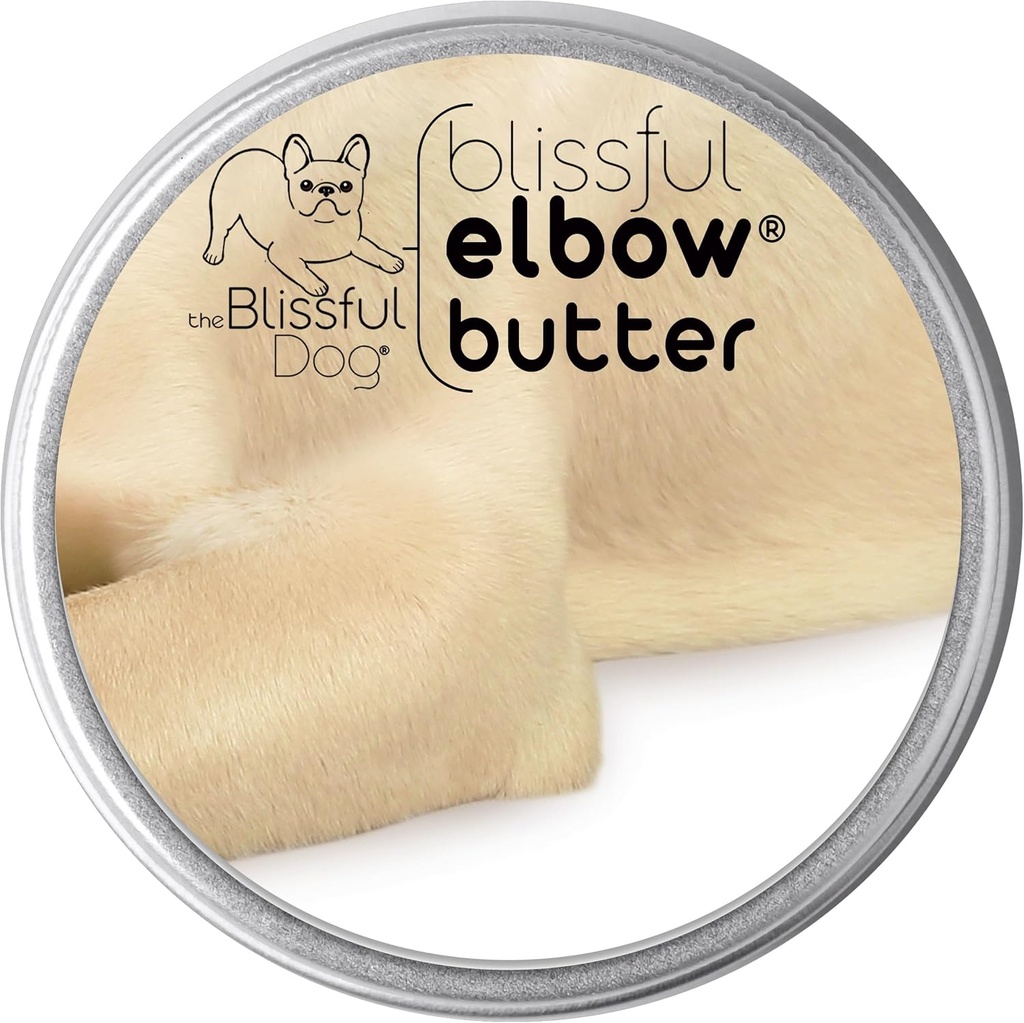 Il Blissful Dog Elbow Butter for Dry, Cracked Calluses, Lick-Safe Dog Balm, Soothing Elbow Balm con Moisturizing Shea Butter, Mandorla, Olive e Oli Esssenziali, Pet Supplies, 16 oz. Tin