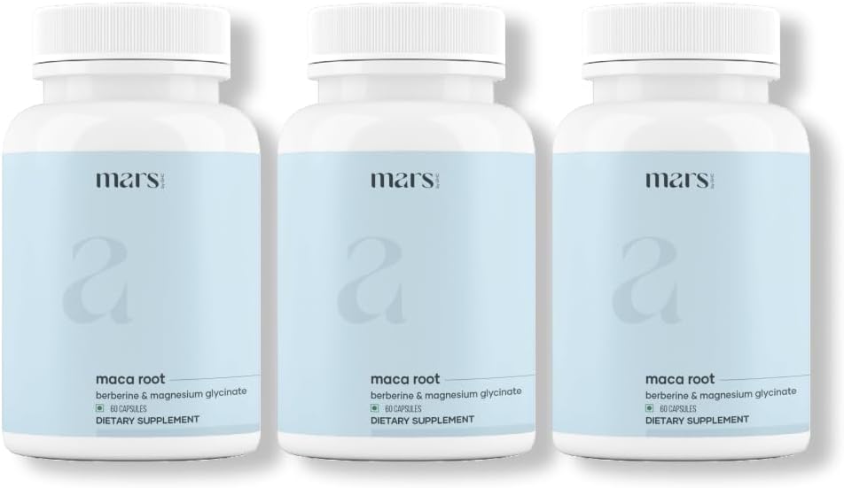 mars di GHC Maca Root Capsules 180 Capsule (Pack of 3)