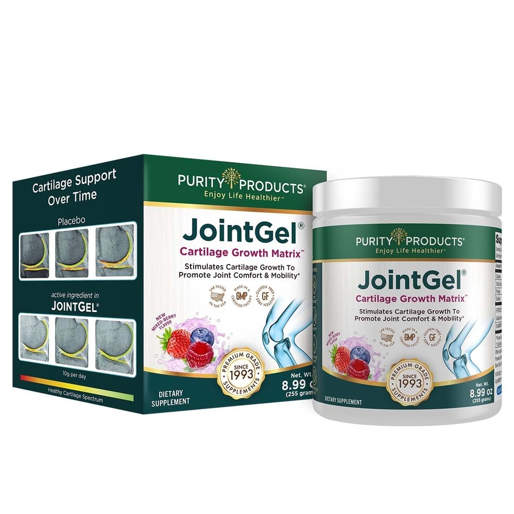 Prodotti di purezza JointGel Formula Collagen Peptides + MSM - Supporta Flessibilità congiunta + Fortify Joint Cartilage - Berry Powder - 30 Day Supply