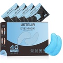 Sotto Eye Patches, 40 coppie Maschera Occhi per cerchi scuri, occhi gonfiati, borse sotto occhi, rughe,Eye Mask Patches con acido ialuronico, cura della pelle del trattamento degli occhi per uomini e donne regalo
