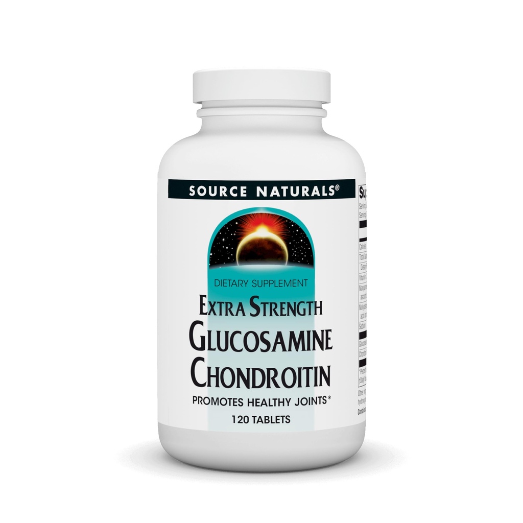 Sorgente Naturals Extra Forza Glucosamina Condroitina,Promozioni Giunti Sani* - 120 Compresse