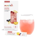 Munchkin® Milkmakers® Lactation Drink Mix Supplemento con B Vitamins/Collagen/Fenugreek & Milk Thistle for Breastfeeding Moms, Berry Lemonade, 14 Count