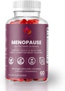 Menopausa Gummies con Nero Cohosh & Ashwagandha KSM-66 – Integratore organico per il benessere femminile – 60 Conte