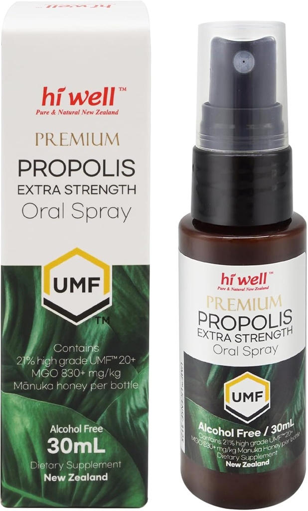 Hi Well Premium Propolis Extra Forza MGO 830+ Oral Spray 30ml
