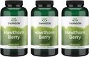Swanson Hawthorn Berry Supplemento- Antiossidante Flavonoidi (250 capsule, 565 mg Ogni) 3 confezione