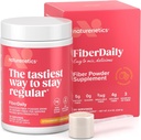 Polvere di fibra deliziosa di FiberDaily - Husk di Psyllium Organico, Agave Inulin & Sunfiber® Guar Gum Fragola Limonata Bevanda, senza zucchero, fibra solubile, Prebiotico Fiber Supplement, Vegan, 30 Servings