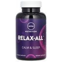 MRM Nutrition Relax-All® | Supplemento dietetico per un sonno migliore | con GABA, L-Theanine & Ashwagandha | Droga-Free, Non-Habit Forming | Non-GMO | Vegan + Gluten Free | 15 Serve