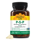Vita di campagna P-5-P Vitamina B6 - Biodisponibile Pyridoxal-5-Phosphate Supplemento per l'energia, il supporto del sistema nervoso e la crescita delle cellule del sangue rosso – Certificato Gluten Free, Vegan, Non-GMO – 100 capsule