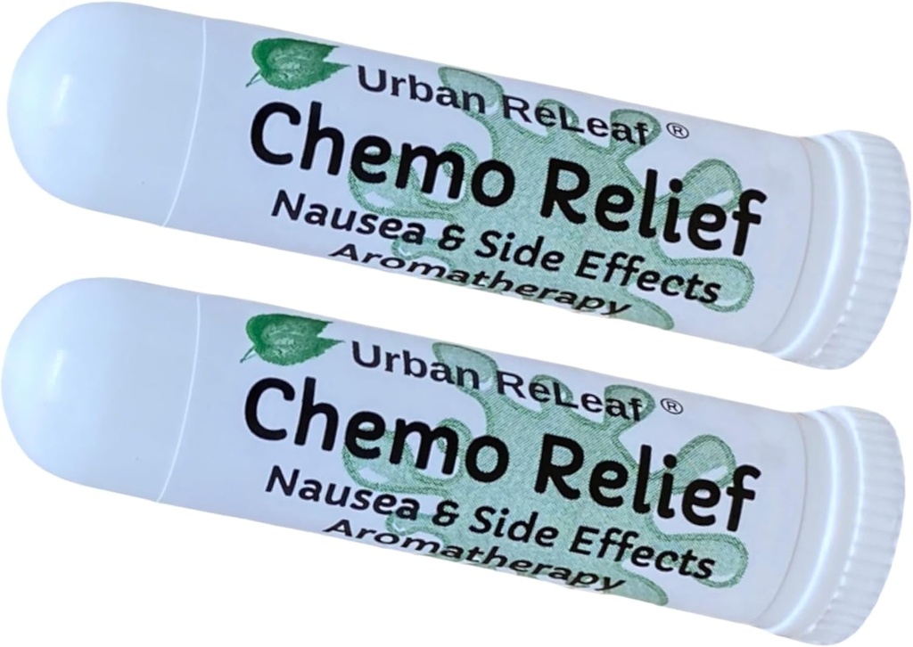 Urban Releaf Set di 2 Chemo Relief & Side Effects Aromatherapy Inhalers! Oli essenziali naturali al 100%, freschi negli Stati Uniti