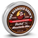 Ridicoliosamente forte Mustache e Beard Wax per gli uomini | All Day Style Control to Tame Facial Hair | All Natural Handlebar Moustache Wax - 1oz (30ml)