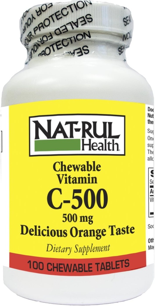Vitamina C CHEWTABS 500MG N-R Dimensioni: 100
