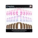 Hearing Aid Stickers Skins, si adatta alle dimensioni dell'apparecchio acustico BTE e RIC Universalmente progettato - Personalizzazione senza fine! Scegli tra Diversi e Amplifica la tua identità! (Marmo)