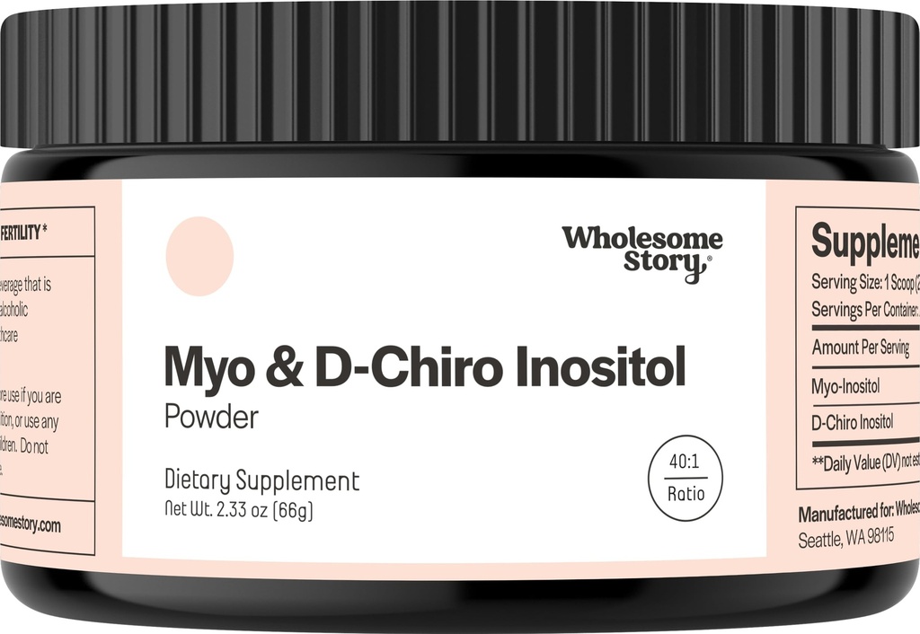 Myo-Inositol & D-Chiro Inositol pillola per le donne | bilancia ormonale & sano Funzione ovarica Supporto | Vitamina B8 | Grande alternativa alle capsule | 40:1 Ratio | 30 Serve