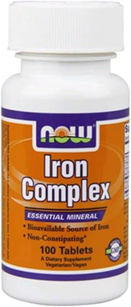 NOW Iron Complex, 100 compresse (Pacchetto di 3)