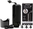 Wush Pro da Black Wolf- Deluxe Water Powered Ear Cleaner- Safe & Effective- Electric Triple Jet Stream 3 impostazioni di pressione per l'orecchio Wax Buildup- Ear Wax Kit di rimozione - Water Resistant USB ricaricabile