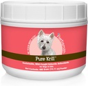 Herbsmith Pure Krill - Wild-Caught Antarctic Krill - Solo 1 Ingrediente - Astaxantina per cani - Ready-to-Use Omega 3s - alternativa al Krill olio per cani - 400g