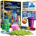 National Geographic Amazing Chemistry Set - Kit di Chimica con 45 Esperimenti di Scienza Compresi Crystal Growing and Reactions, Kit di Scienza per Bambini, STEM Gift per Ragazzi e Ragazze (esclusiva)