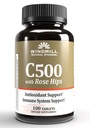Mulino a vento C-500 con Rose HIPS Tabs 100'S Mulino a vento (Pack of 1)