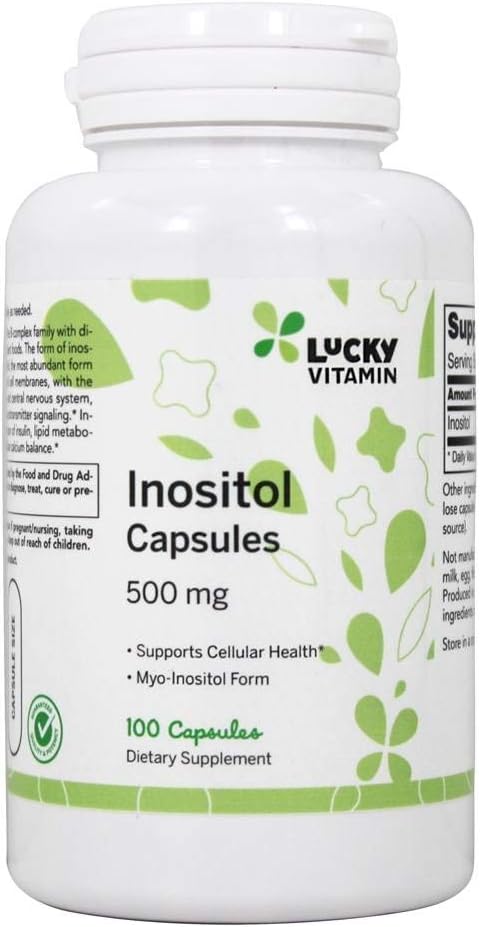 LuckyVitamin - Inositol Cellular Health 500 mg. - 100 capsule