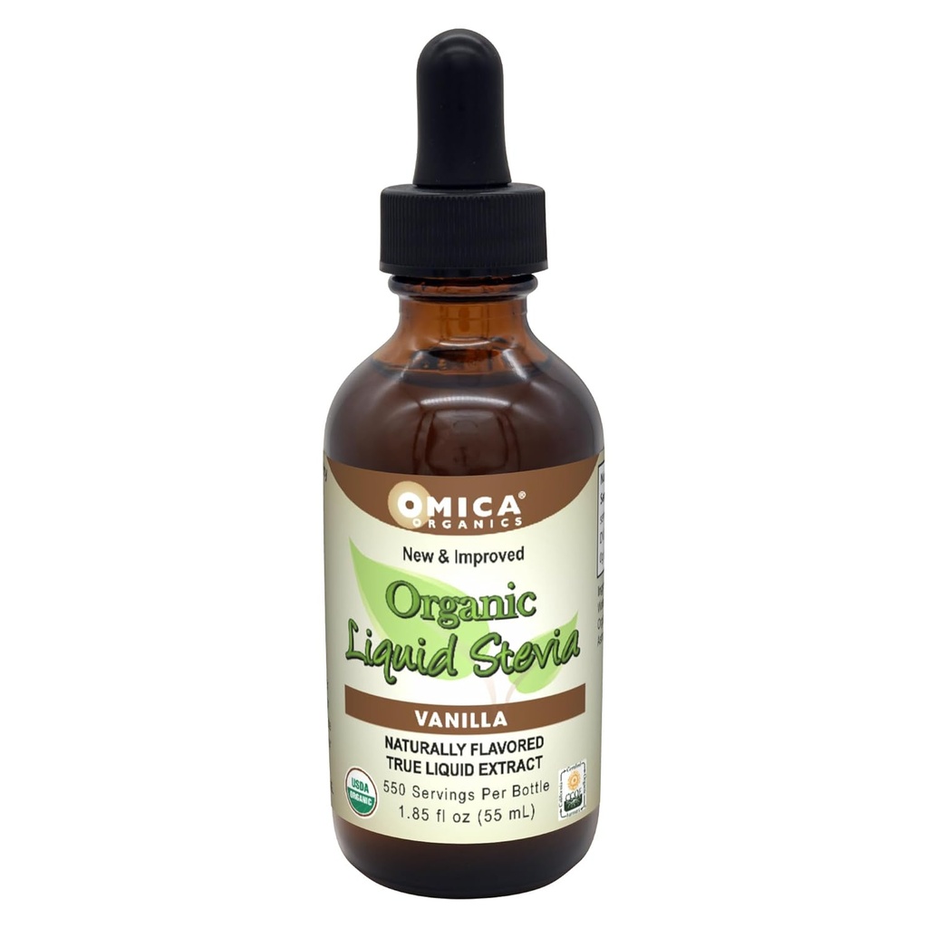 Omica Organics Liquid Stevia - Vaniglia (1.85 fl oz)