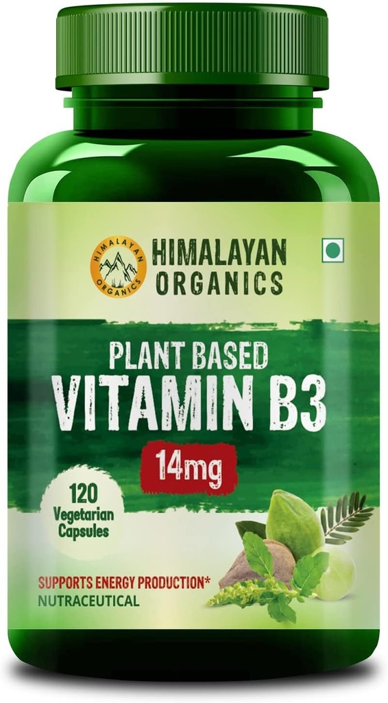 Vitamina B3 | Generico Supporta la pelle sana e il cuore 120 capsule
