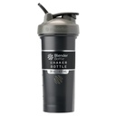 BlenderBottle Classic V2 Shaker Bottiglia perfetta per scuotere proteiche e pre allenamento, 28 once, grigio/nero, ombra nera