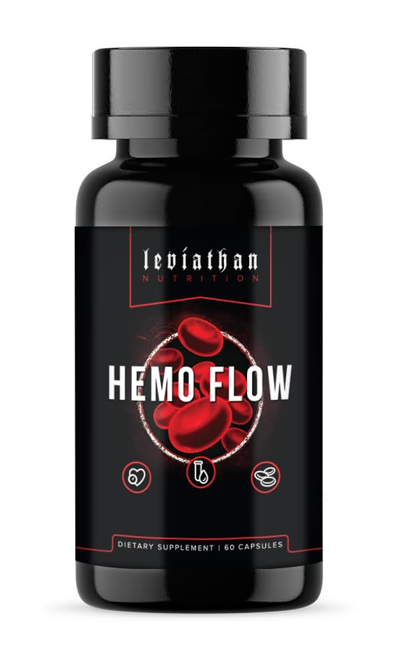 Leviathan Nutrition Hemo Flow | Integratore con Nattokinase per Ossido Nitrico