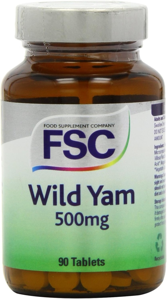 FSC 500mg Wild Yam - Confezione da 90 compresse
