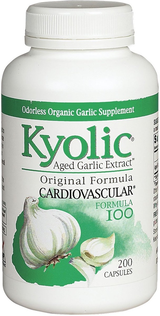 KYOLIC #100 GAR EXT, YEAST FREE, 200 CAP