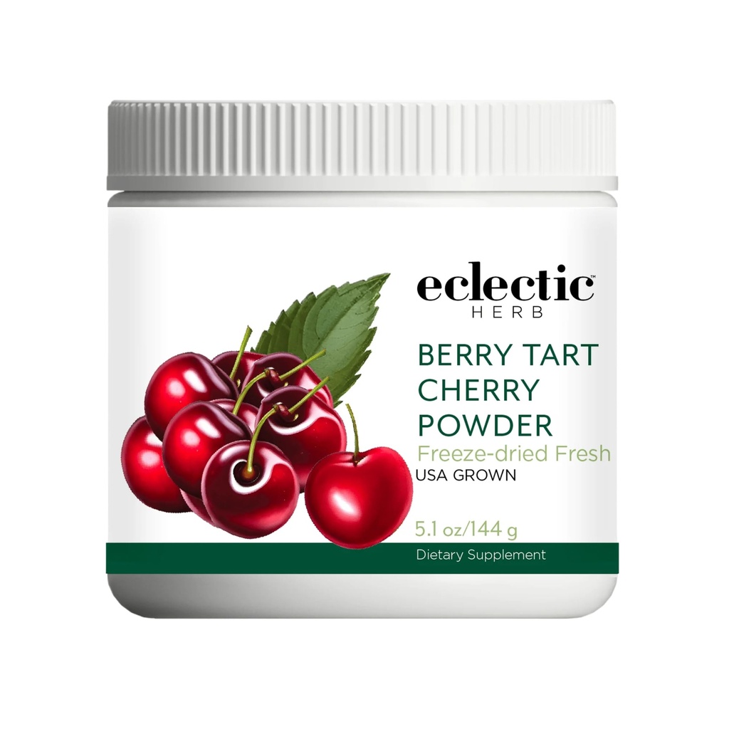Erbe eclettica - Polvere di ciliegia della tortina di bacche | Supplemento di supporto misto | Vitamina Superfood & Supplemento minerale | Freeze Dried, Vegan, Non OGM, Gluten-Free (5.1 oz | 144 g)