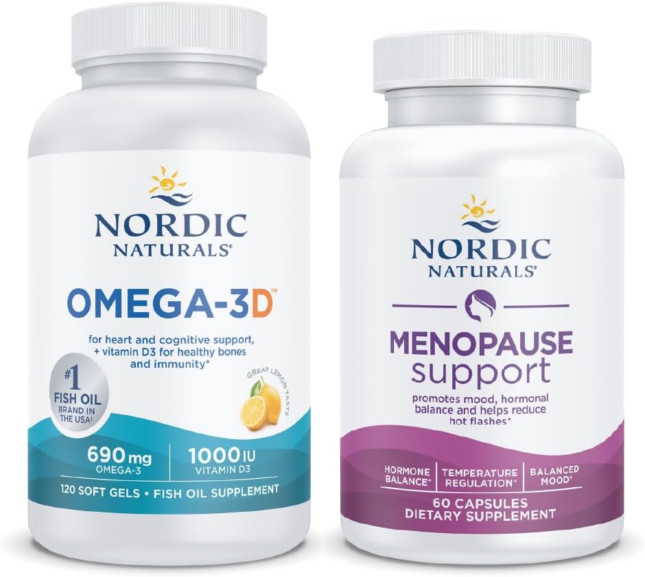 Nordic Naturals Starter Pack - Supporto Menopause e Omega-3D