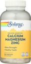 Solaray Calcium, Magnesio, Capsule di Zinco, 250 Conte