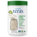 semplicemente la polvere organica di proteine del siero di tera - polvere di proteine del siero di erba Fed senza dolcificanti artificiali, non aromatizzata, non OGM, Kosher, senza glutine - Pianura non zuccherata 12 Oz.